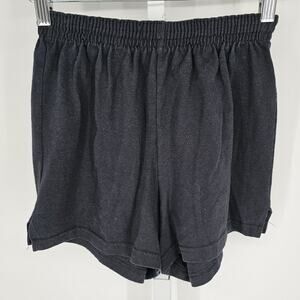 Vintage Soffe Womens Sz S Elastic Waist Sweatshorts Athletic Shorts Black